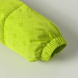 Chrome Hearts Subtle Jacquard Down Jacket (Fluorescent Yellow) 260121