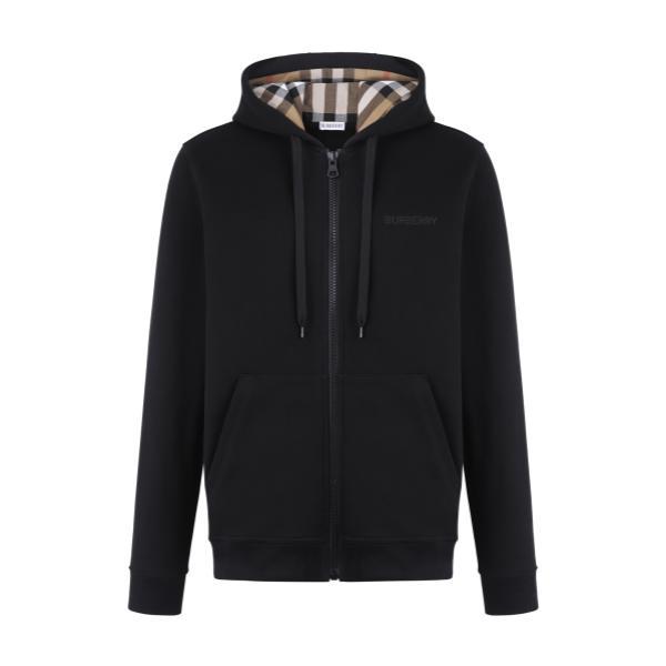 Burberry 24FW Classic Letter Embroidery Check Hooded Jacket 260121