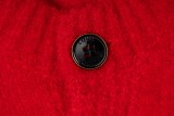 Louis Vuitton 26SS Mirror Logo Intarsia Wool Cardigan (Red) 260121
