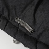 Chrome Hearts Subtle Jacquard Down Jacket (Black) 260121