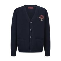 Gucci 26SS Year of the Horse Limited Double G Embroidered Knit Cardigan 260121