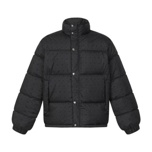 Chrome Hearts Subtle Jacquard Down Jacket (Black) 260121