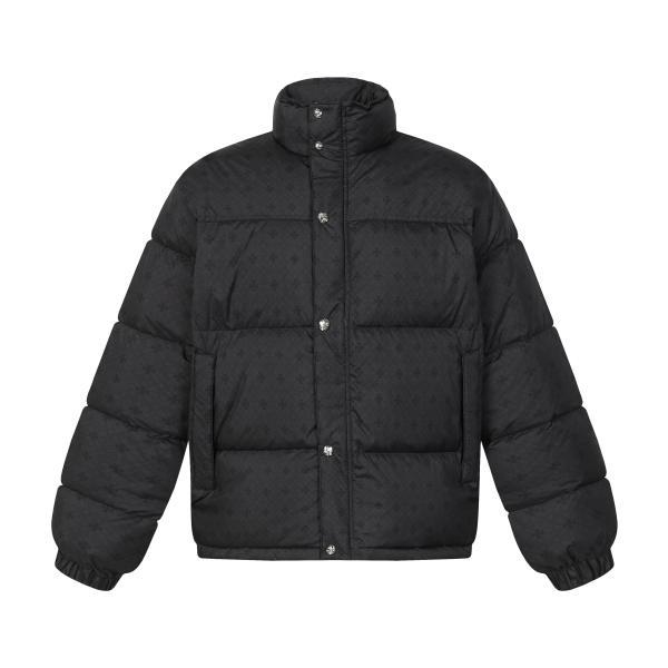 Chrome Hearts Subtle Jacquard Down Jacket (Black) 260121