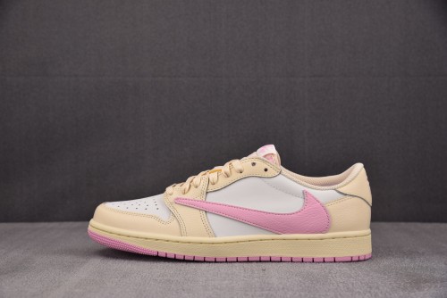 Nike Air Jordan 1 Retro Low OG SP Travis Scott Shy Pink Pink White