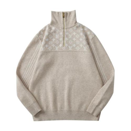 Louis Vuitton Autumn/Winter Ski Collection Ribbed Lambswool Half-Zip Pullover 260129