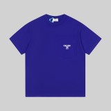 Celine Kai Label Embroidered Pocket Short Sleeve T-Shirt 260304