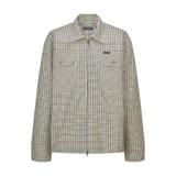 Balenciaga Mini Check Zip Shirt 260311
