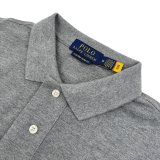 Ralph Lauren Pony Embroidery Polo Short Sleeve Shirt (Gray) 260318