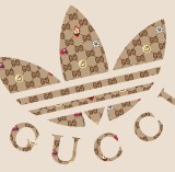 GUCCI & Adidas Collaboration Classic Pattern Collection Short Sleeve Shirt 260318