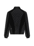 Louis Vuitton 25SS Checkerboard Letter Flocked Jacquard Jacket 260318