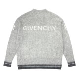Givenchy FW Back Signature Letter Crewneck Sweater 260318