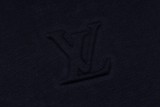 Louis Vuitton 26SS Embossed Print Short Sleeve (Navy Blue) 260325