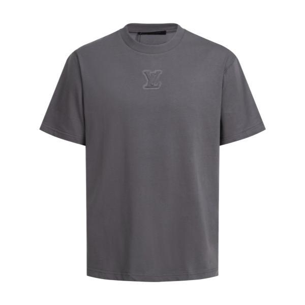Louis Vuitton 26SS Embossed Print Short Sleeve (Gray) 260325