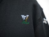 Louis Vuitton Monogram Floral Pattern & LV Logo Black Short Sleeve Crewneck 260325