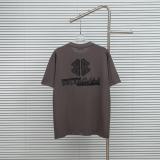 Balenciaga BLA Foam Patch Double B Contrast Color Process Short Sleeve 260401