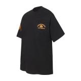 Chrome Hearts CH Colorful Horseshoe Sanskrit Letter Print Short Sleeve T-Shirt (Black) 260401