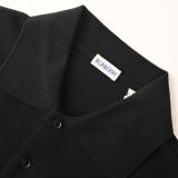 Burberry BBR Year of the Horse Limited Edition Check Warhorse Embroidery Short Sleeve Polo Shirt (Black) 260401