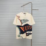 Louis Vuitton LV 26SS Spring/Summer New Arrival Set Sail Graffiti Short Sleeve 260401