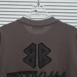 Balenciaga BLA Foam Patch Double B Contrast Color Process Short Sleeve 260401