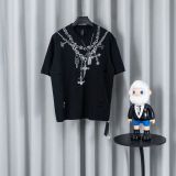 Chrome Hearts 26SS Spring/Summer New Arrival 320g Double-Yarn Pure Cotton Short Sleeve 260401