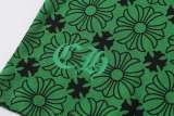 Chrome Hearts CH Colorful Horseshoe All-Over Sanskrit Letter Print Short Sleeve T-Shirt 260401