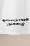 Chrome Hearts CH Heavy Wash 3D Print Short Sleeve T-Shirt (White) 260408