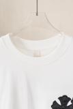 Chrome Hearts CH Heavy Wash 3D Print Short Sleeve T-Shirt (White) 260408