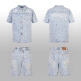 Louis Vuitton Early Fall Runway Denim Jacket 260408