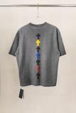 Chrome Hearts CH Heavy Wash 3D Print Short Sleeve T-Shirt (Gray) 260408