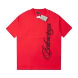 Balenciaga 26SS Early Spring New Arrival Year of the Horse Limited Edition Embroidered Logo Short Sleeve 260408