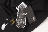 Chrome Hearts Splash Paint Horseshoe Print Short Sleeve T-Shirt 260415