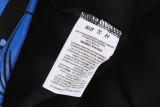 Burberry  Official Same Classic All-Over Warhorse  Large Warhorse Print Double-Yarn Pure Cotton Short Sleeve (black) 260415
