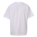 Burberry  Official Same Classic All-Over Warhorse  Large Warhorse Print Double-Yarn Pure Cotton Short Sleeve (white) 260415