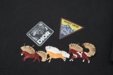 Dior CD 26SS Early Spring Year of the Horse Limited Cloud & Warhorse Logo Embroidered Short Sleeve 260422