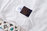 Louis Vuitton New All-Over Embroidered Logo Lightweight Couple Hooded Jacket 260422