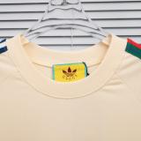 Gucci x Adidas Originals Collaboration 3D Rubber Logo Web Detail Short Sleeve 260429