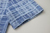 Louis Vuitton 2026 New Denim Short Sleeve Shirt 260429