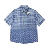 Louis Vuitton 2026 New Denim Short Sleeve Shirt 260429