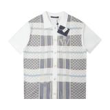 Louis Vuitton 26SS Spring/Summer New Check Jacquard Floral Knit Short Sleeve 260429