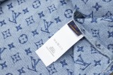 Louis Vuitton 2026 New Denim Short Sleeve Shirt 260429
