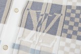 Louis Vuitton 26SS Spring/Summer New Check Jacquard Floral Knit Short Sleeve 260429