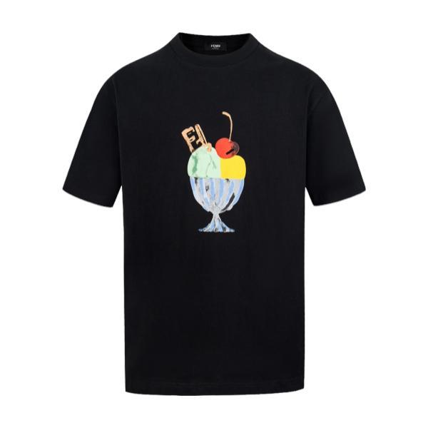 Fendi Early Spring New T-Shirt - Summer-Ready FENDI Short Sleeve 260506