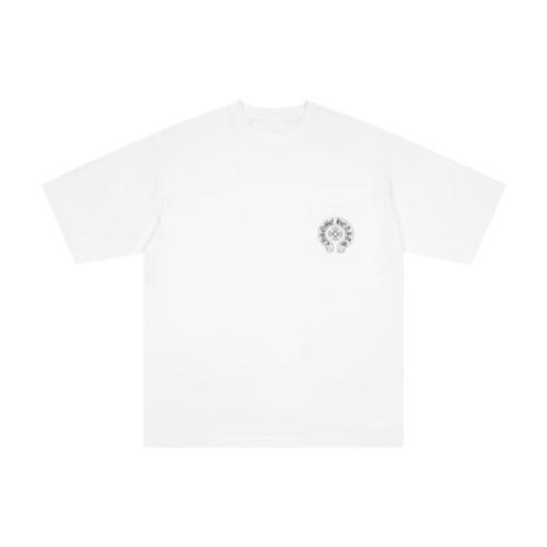 Chrome Hearts Print Round Miami Collar Short Sleeve T-Shirt (White) 260512