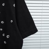 Dior Starry Sky Embroidered Distressed Hem Technique Short Sleeve 260520