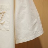 Louis Vuitton New Arrival Camp Collar Short Sleeve Shirt (Apricot) 260520