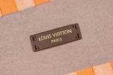 Louis Vuitton 26SS Letter Badge Color-Block Stripe Checkerboard Knit Short Sleeve Polo 260520