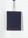 Louis Vuitton 26SS New Arrival Multi-Layer Heavy Craftsmanship Chest Speckled Letter Logo Embroidery Short Sleeve T-Shirt 260520