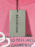 Balenciaga 26SS Early Spring New Letter Logo Print Short Sleeve (Pink) 260520