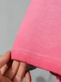Balenciaga 26SS Early Spring New Letter Logo Print Short Sleeve (Pink) 260520