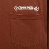 Chrome Hearts CH Small Pocket Plush Football Flocked Embroidered Technique Short Sleeve 260520